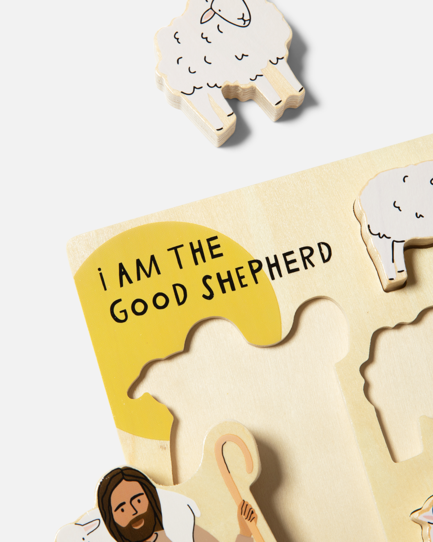 be a heart | Jezus, de goede herder houten puzzel