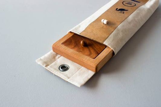 wooden story | lang-kort knoppuzzel