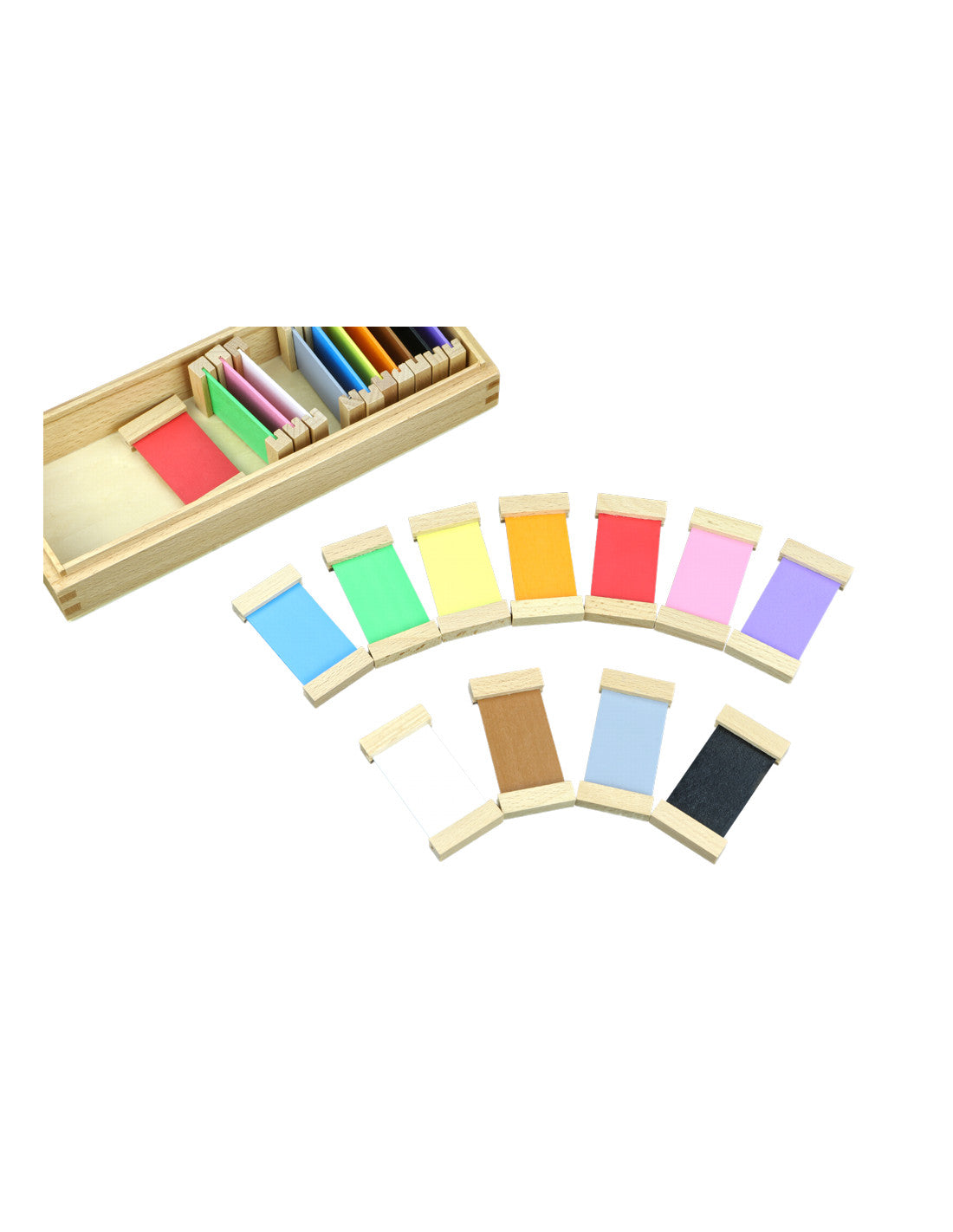 moyo montessori | montessori kleurentabletten – set 2 (uitgebreide set)