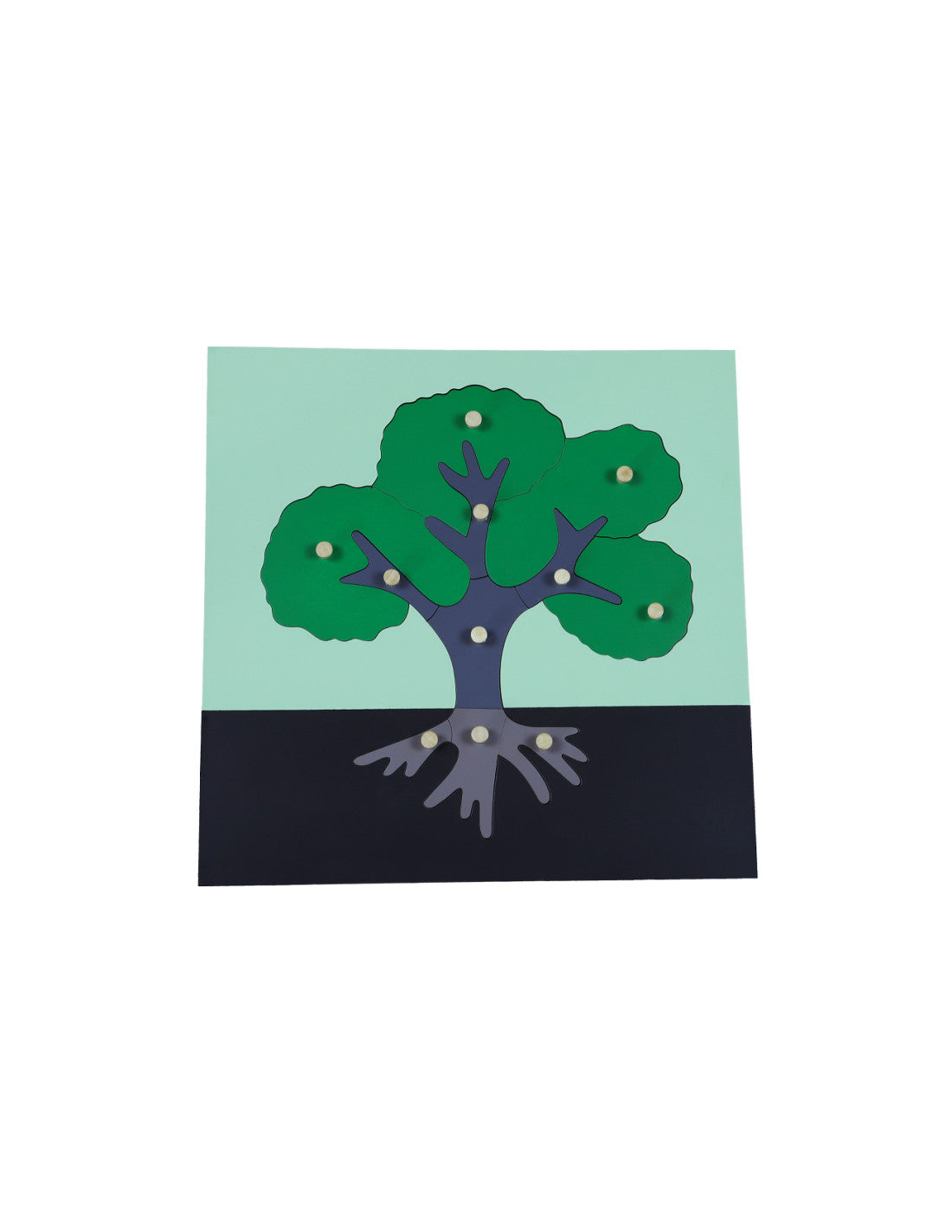 moyo montessori | botanische puzzelset incl. kast