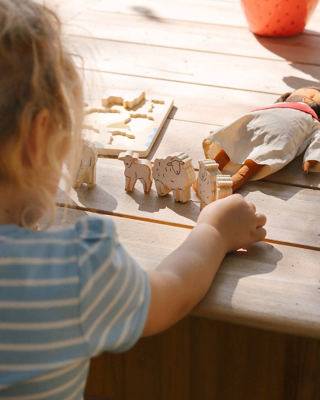 be a heart | Jezus, de goede herder houten puzzel