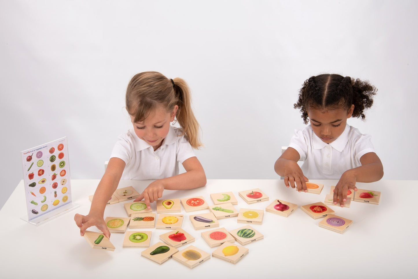 tickit | fruit & groente match – 28-delige set