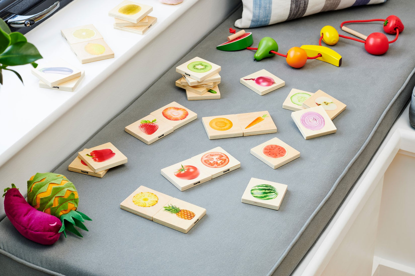 tickit | fruit & groente match – 28-delige set