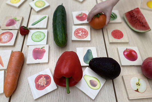 tickit | fruit & groente match – 28-delige set