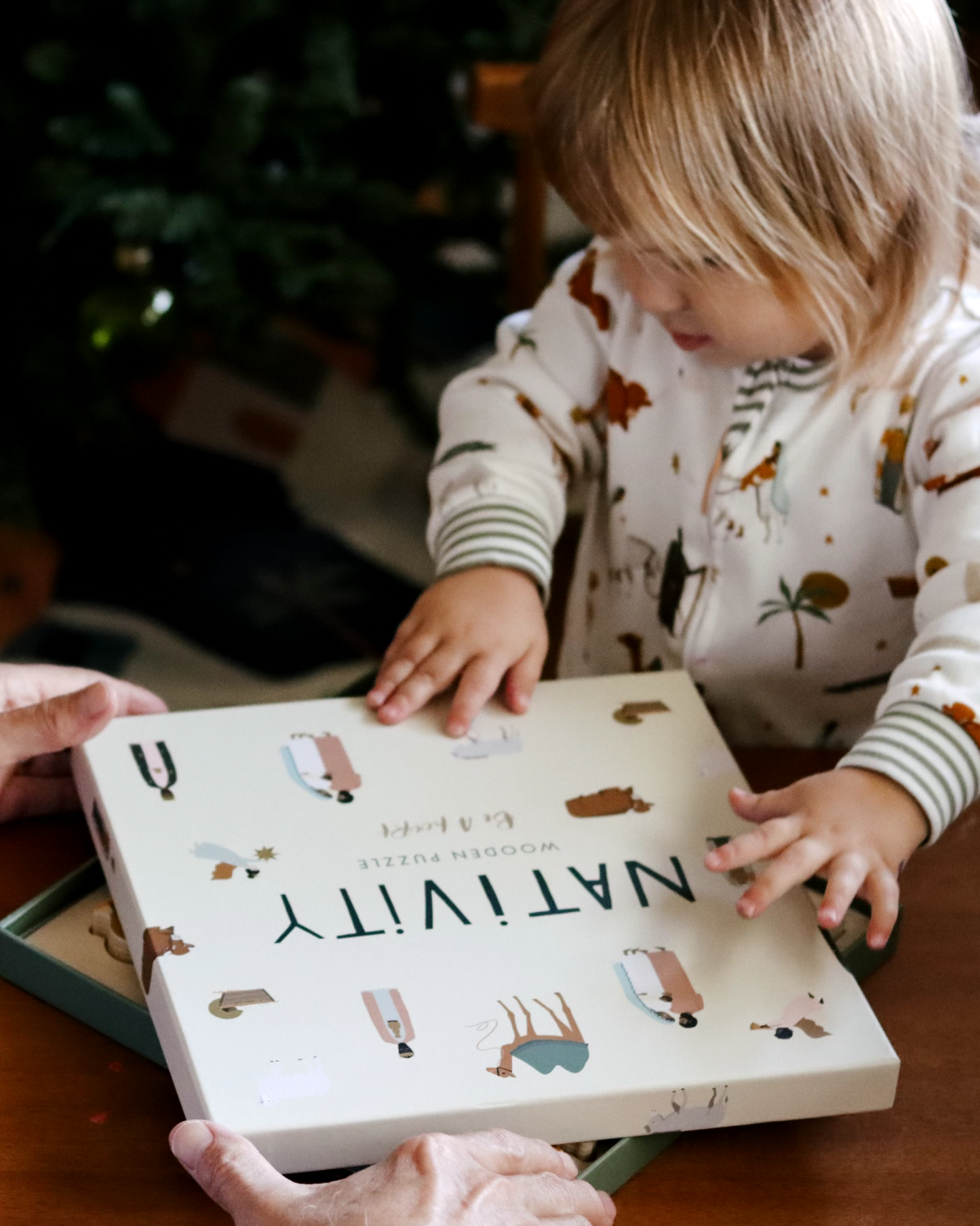 be a heart | geboorte van Jezus - houten puzzel