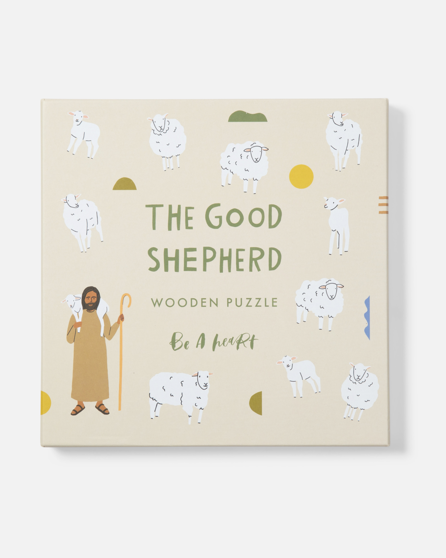 be a heart | Jezus, de goede herder houten puzzel