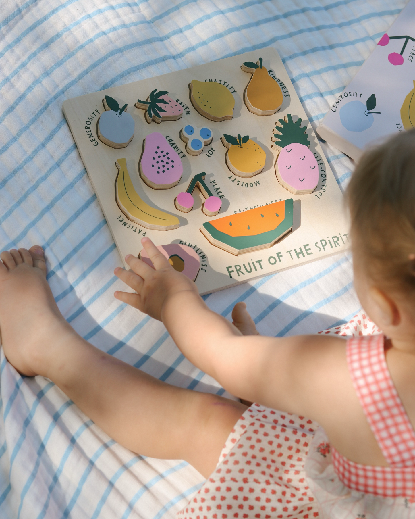 be a heart | vruchten van de geest houten puzzel