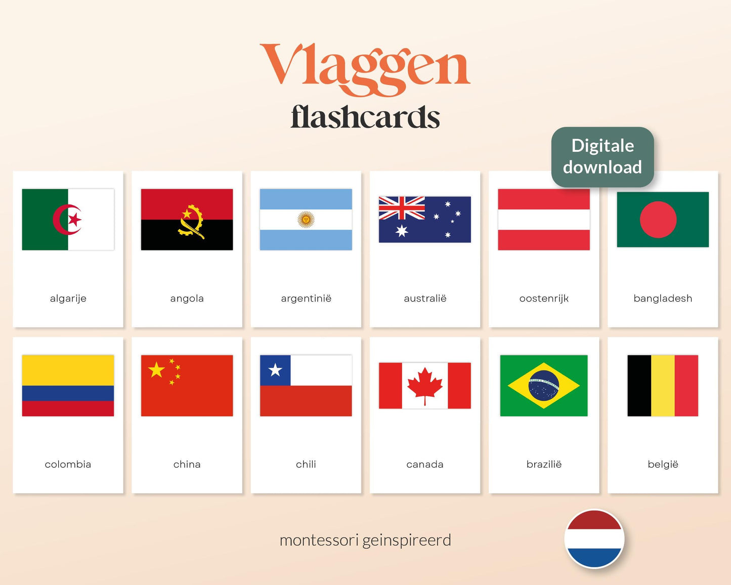 little disciples | vlaggen - 56 flashcards