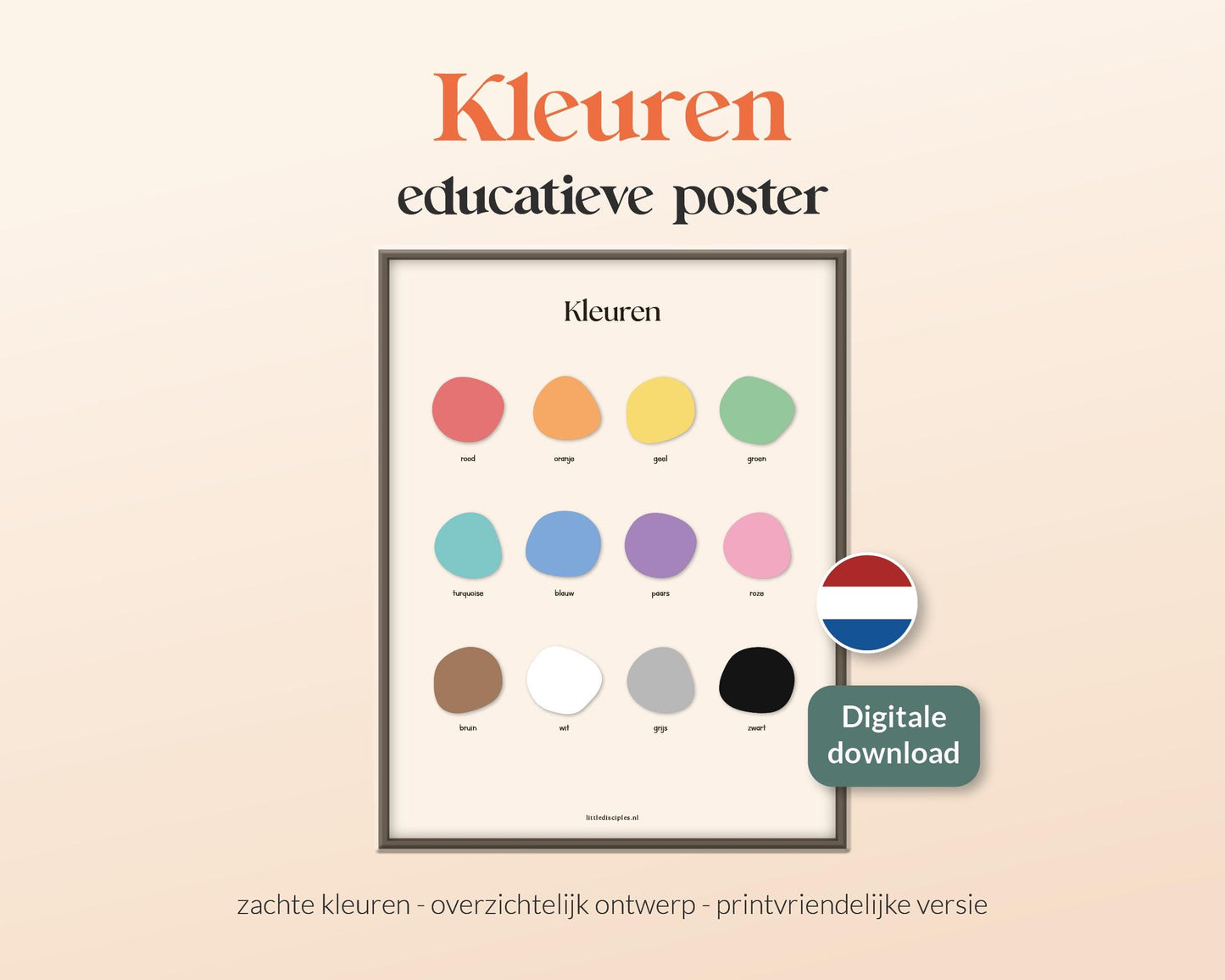 little disciples | kleuren - poster