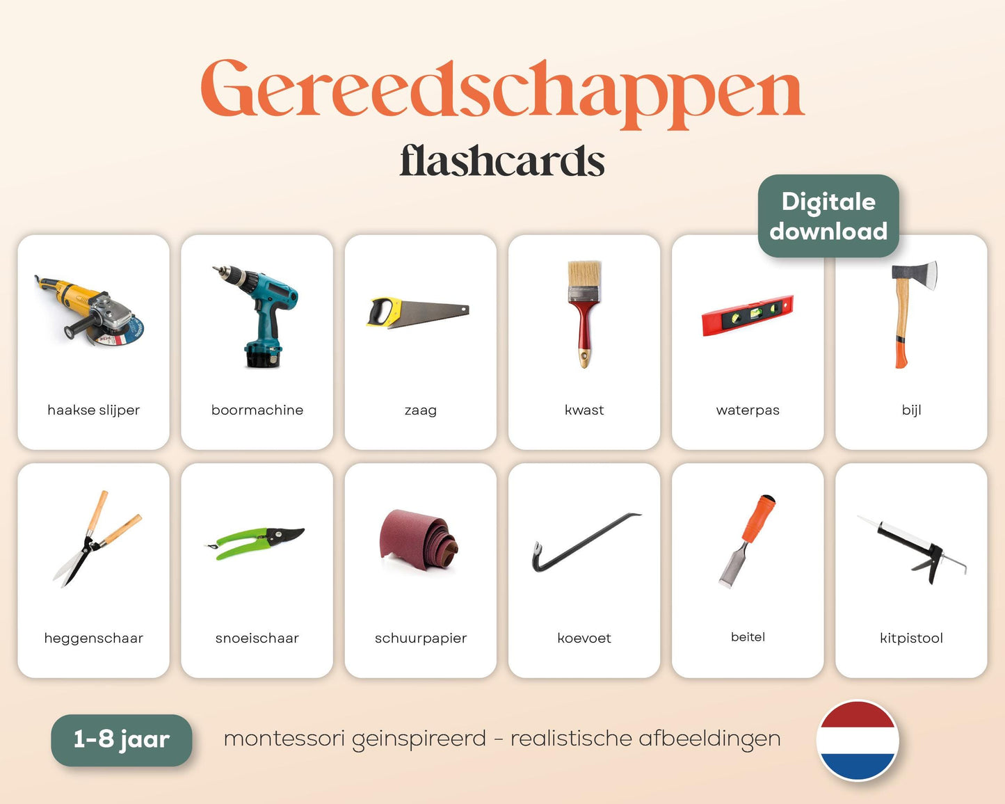 little disciples | gereedschappen - 33 flashcards