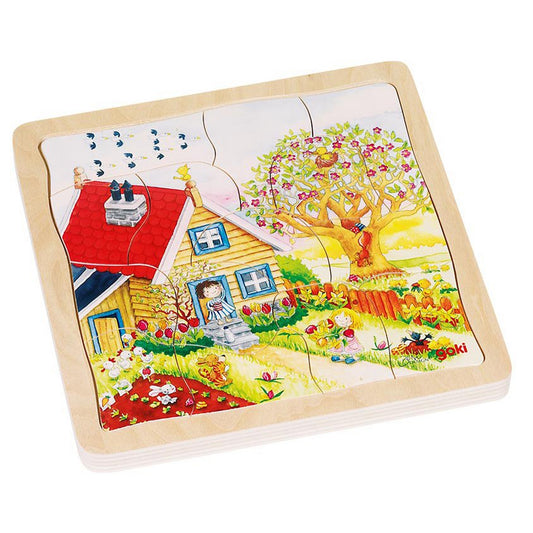 goki | houten lagenpuzzel - seizoenen