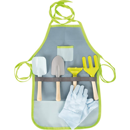 small foot | kinder tuinschort met gereedschap