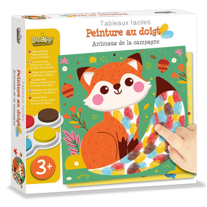 Créa Lign' - vingerschilderij dieren in het land