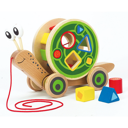 hape | houten trekslak met vormenstoof