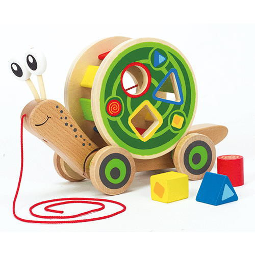 hape | houten trekslak met vormenstoof