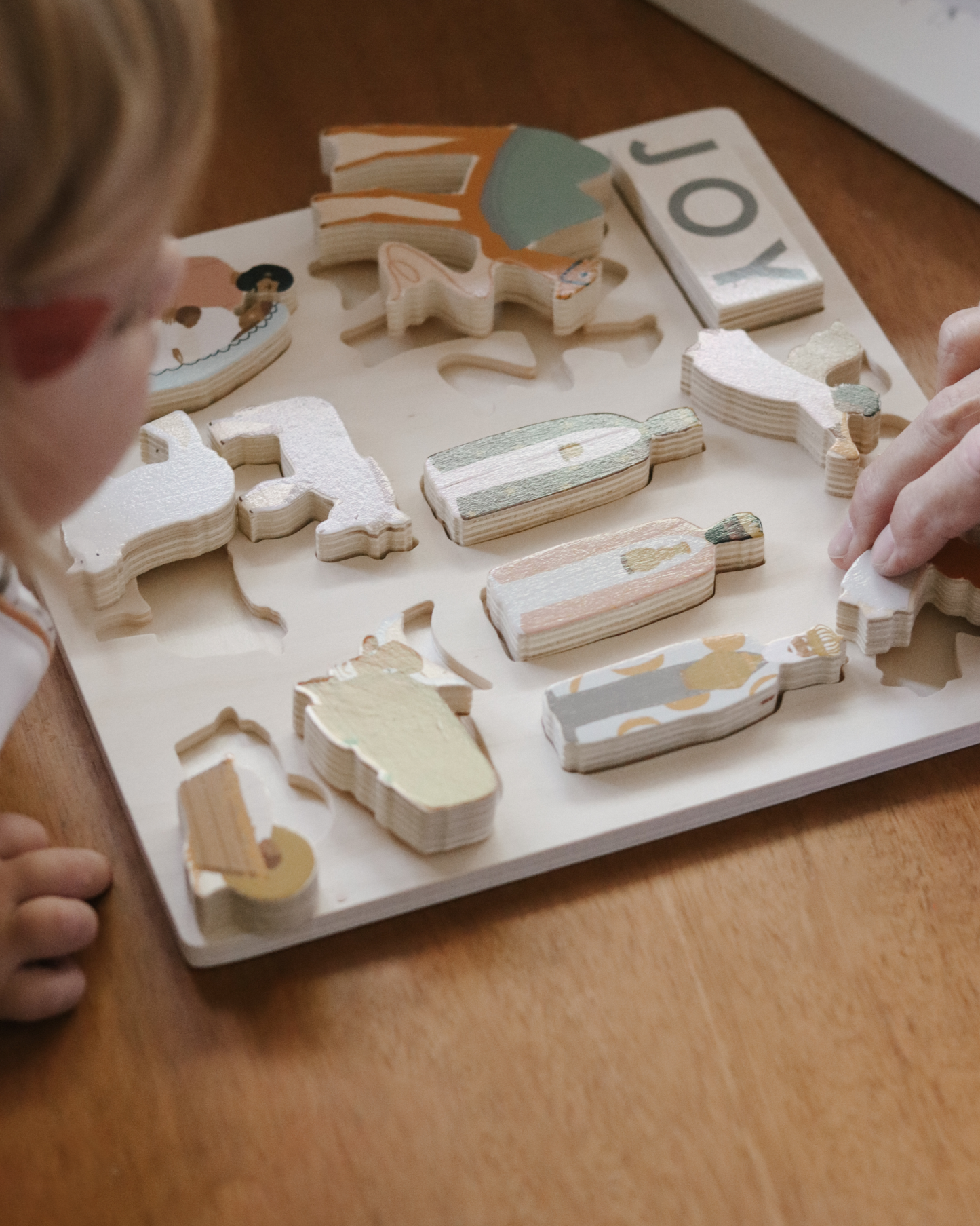 be a heart | geboorte van Jezus - houten puzzel