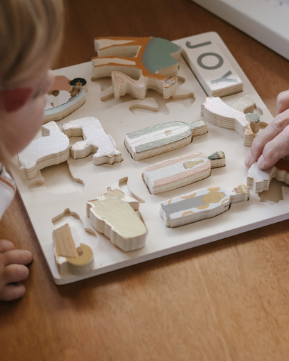 be a heart | geboorte van Jezus - houten puzzel