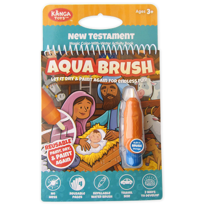 Kangatoys Aquabrush Nieuwe Testament #1 – Bijbels Waterverfboek voor Kinderen