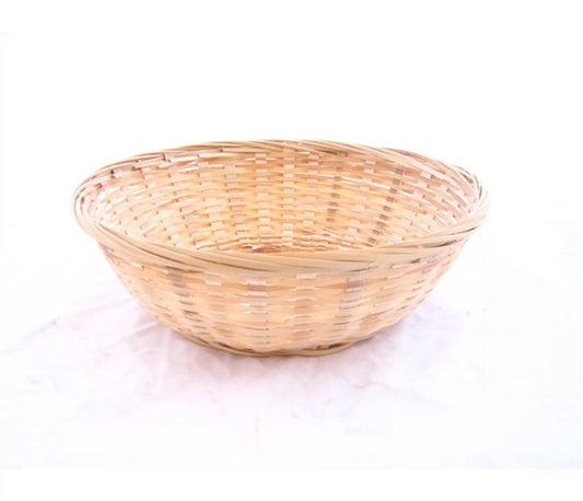 baskin | bamboe opbergmand rond 25x7cm