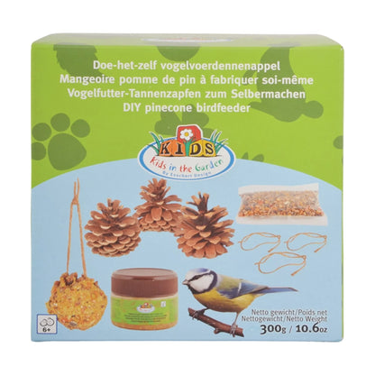 esschert design | vogelvoerset met dennenappels