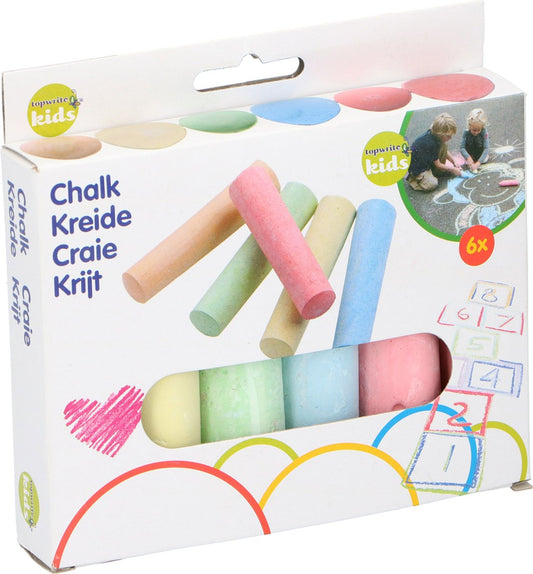 stoepkrijt - set van 6