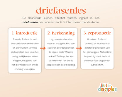 little disciples | boerderijdieren - 24 flashcards