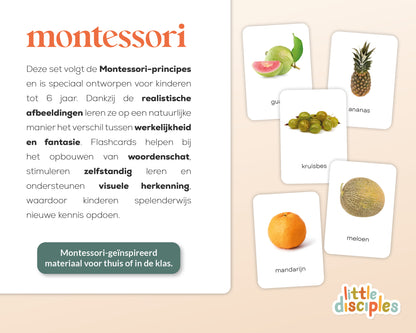 little disciples | fruit - 32 flashcards