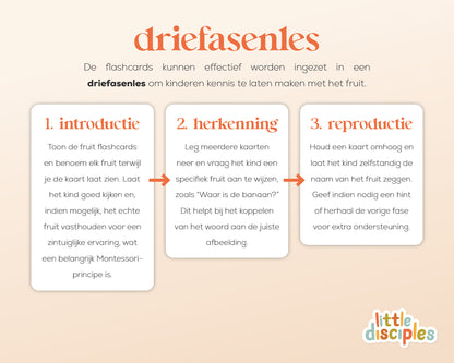 little disciples | fruit - 32 flashcards