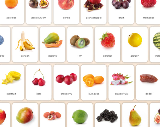little disciples | fruit - 32 flashcards
