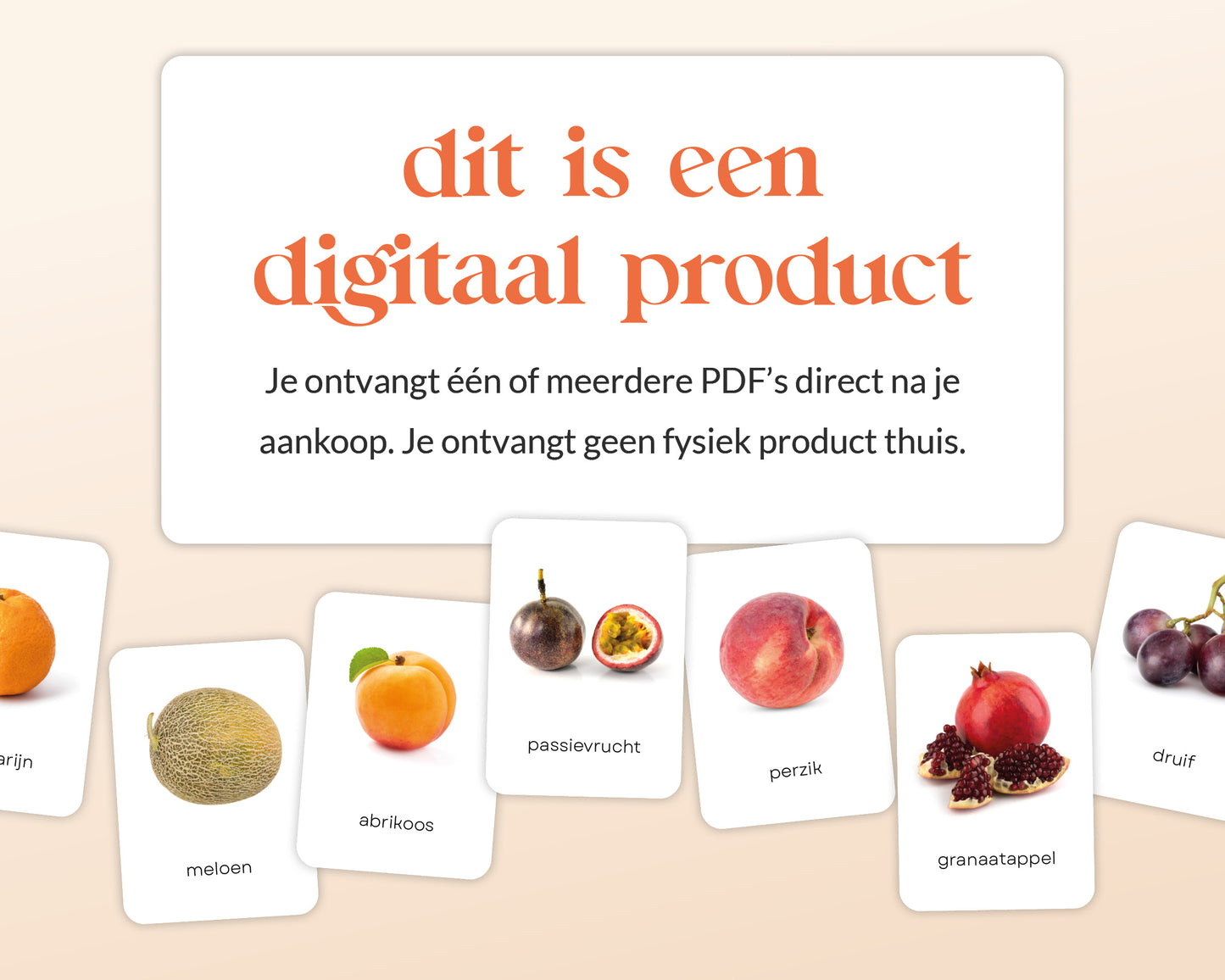 little disciples | fruit - 32 flashcards