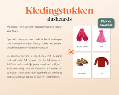 little disciples | kledingstukken - 25 flashcards
