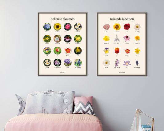 little disciples | bekende bloemen - poster