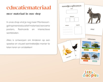 little disciples | boerderijdieren factsheets - 36 pagina's