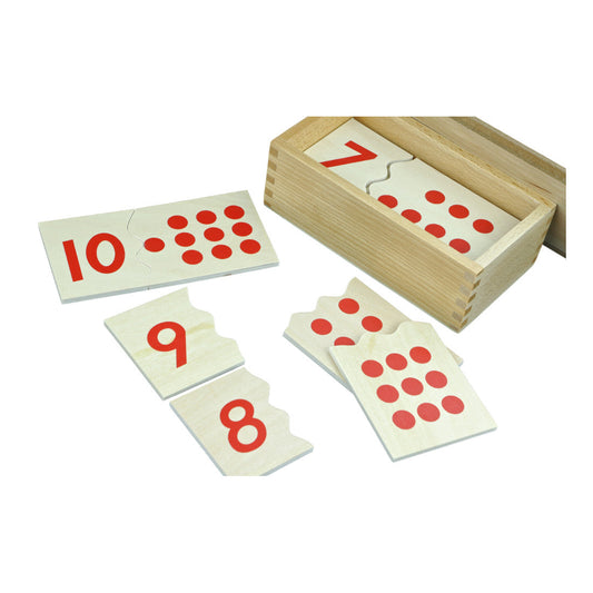 moyo montessori | cijfer en stippen puzzel
