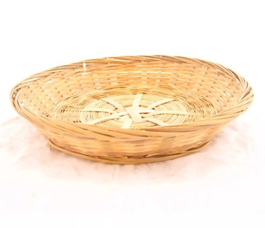 baskin | bamboe opbergmand rond 25x4cm