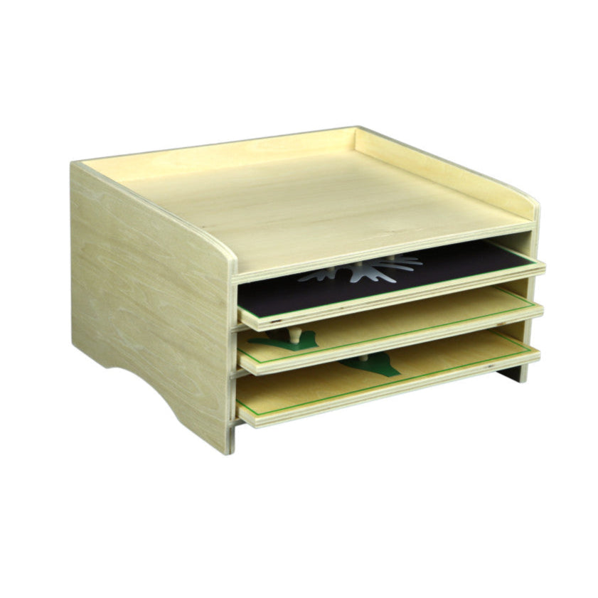 moyo montessori | botanische puzzelset incl. kast