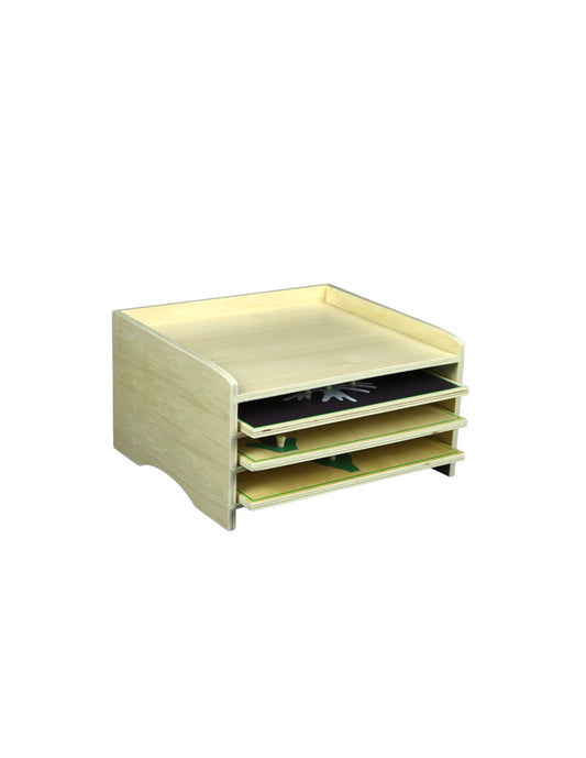 Botanische puzzelset incl. kast