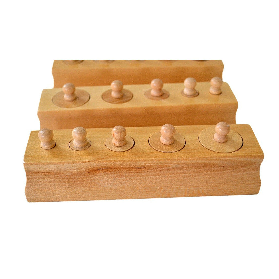moyo montessori | cilindermaten met handgrepen (set van 4)