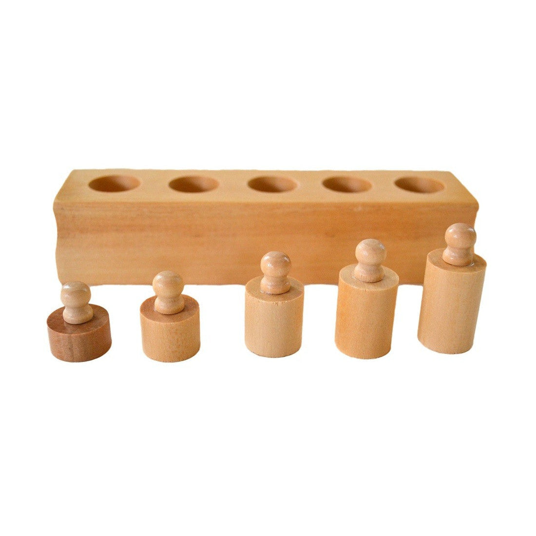 moyo montessori | cilindermaten met handgrepen (set van 4)