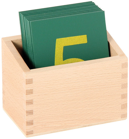 moyo montessori | schuurpapier cijfers - met opbergpak
