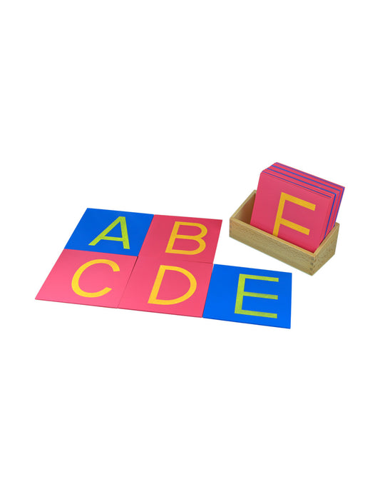 Schuurpapier letters - hoofdletters
