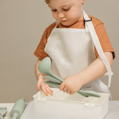 montessori mates - siliconen kinder keukenset - Koken, Bakken