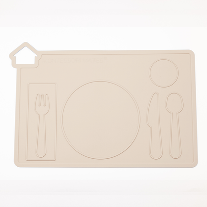 montessori mates - siliconen kinder placemat - leren tafeldekken