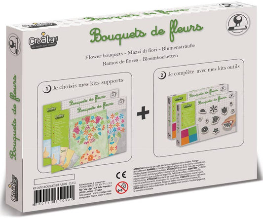 créa lign' - bloemenboeket stempelset