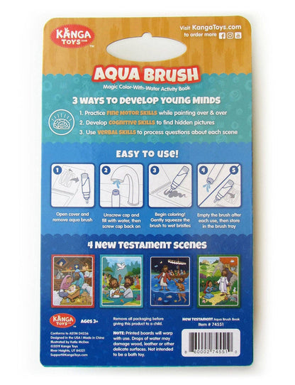 Kangatoys Aquabrush Nieuwe Testament #1 – Bijbels Waterverfboek voor Kinderen