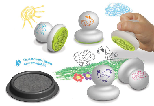 créa lign' - boerderijdieren stempelset