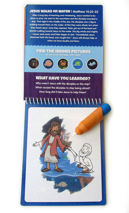 Kangatoys Aquabrush Nieuwe Testament #1 – Bijbels Waterverfboek voor Kinderen