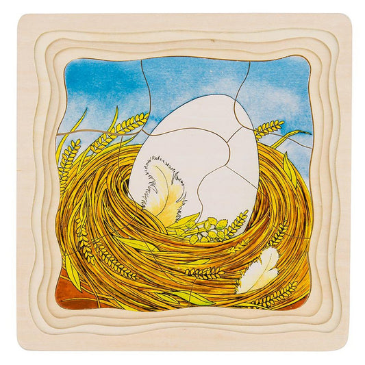 goki | houten lagenpuzzel - kip