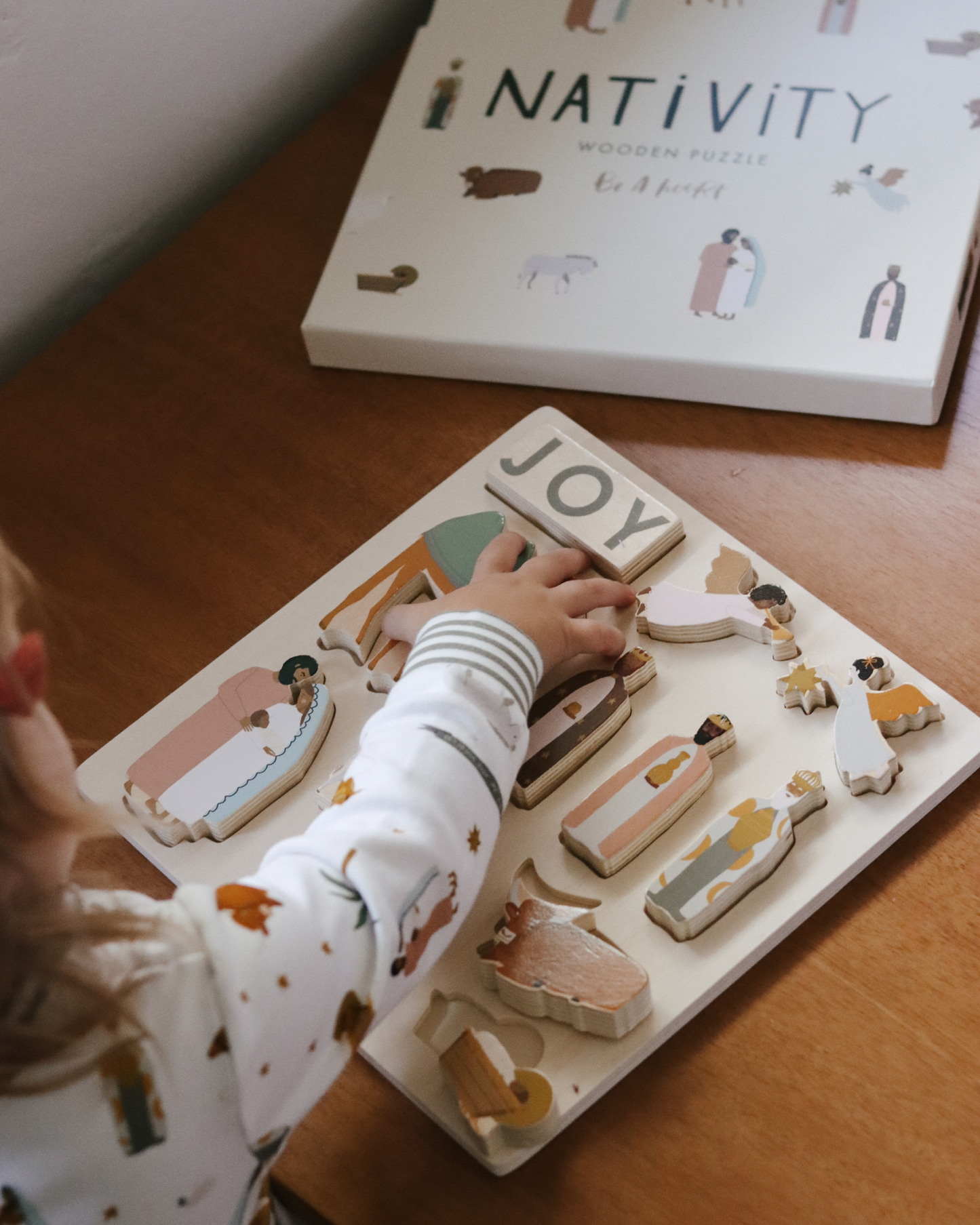 be a heart | geboorte van Jezus - houten puzzel