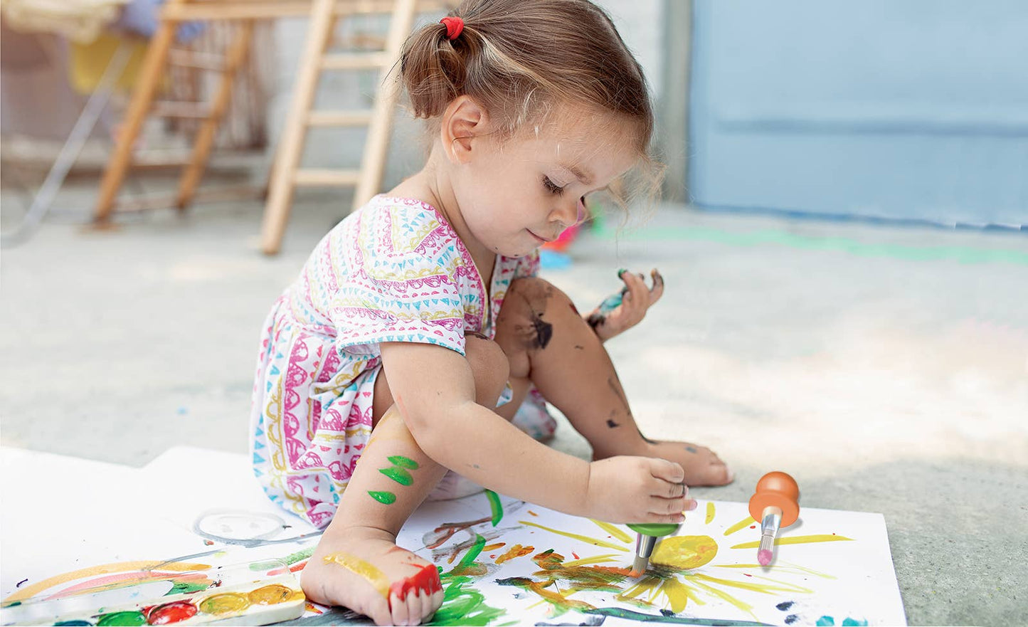 créa lign' - mijn eerste penselen